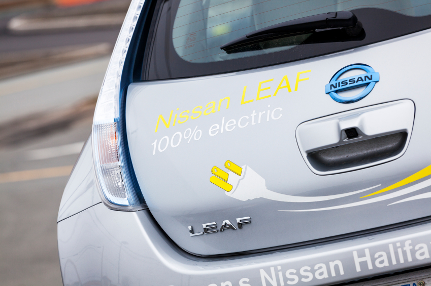 While the Nissan Leaf is 100 per cent electric, its new sister is set to also include a gas engine.