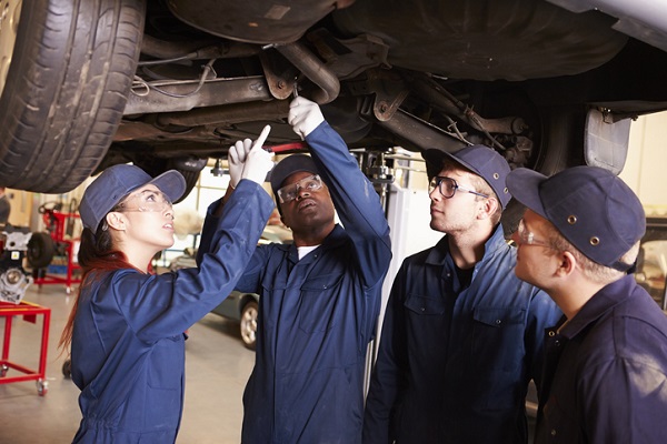 Students at CATI can use their training to safely remove rusted bolts or screws