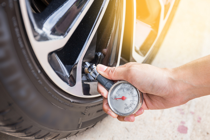 Insufficient tire pressure could lead to the tires blowing out