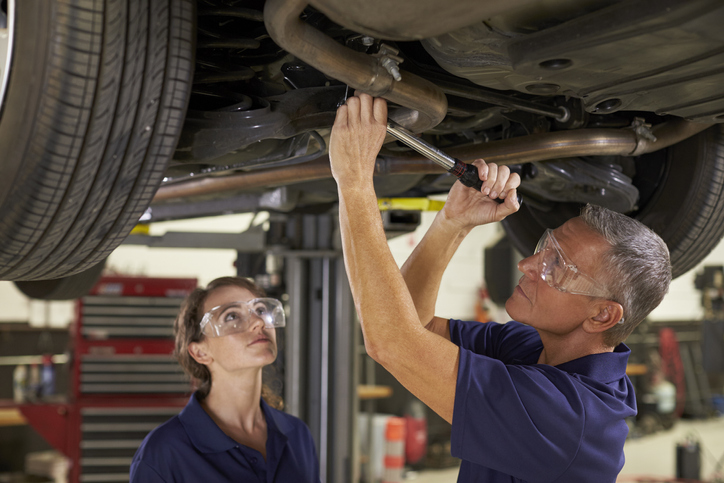 As a car mechanic, you can learn on the job and develop your skills in the industry