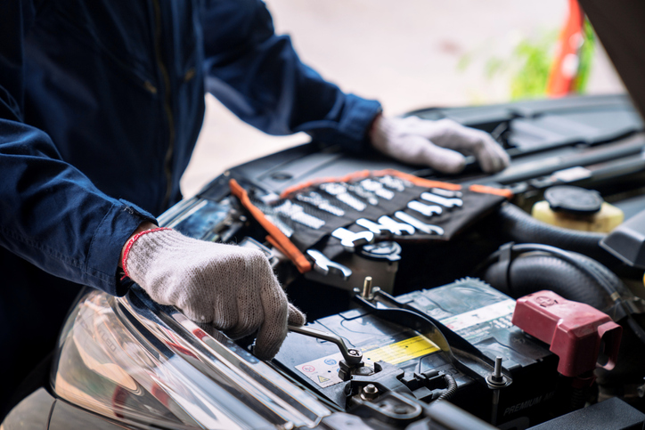 Always wear protective clothing when servicing a vehicle’s electrical system