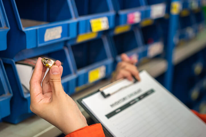 It’s the duty of Stock Clerks to organize stock after automotive training.