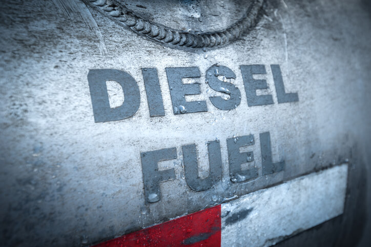 A diesel fuel illustration as seen in automotive training