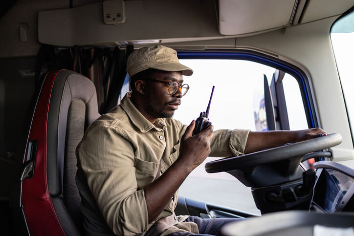 A dispatch training grad using a device to communicate